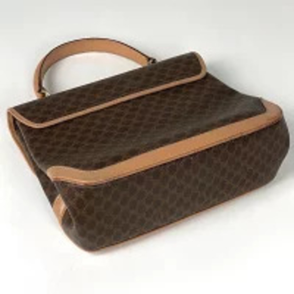 Celine canvas brown Macadam handbag Brown